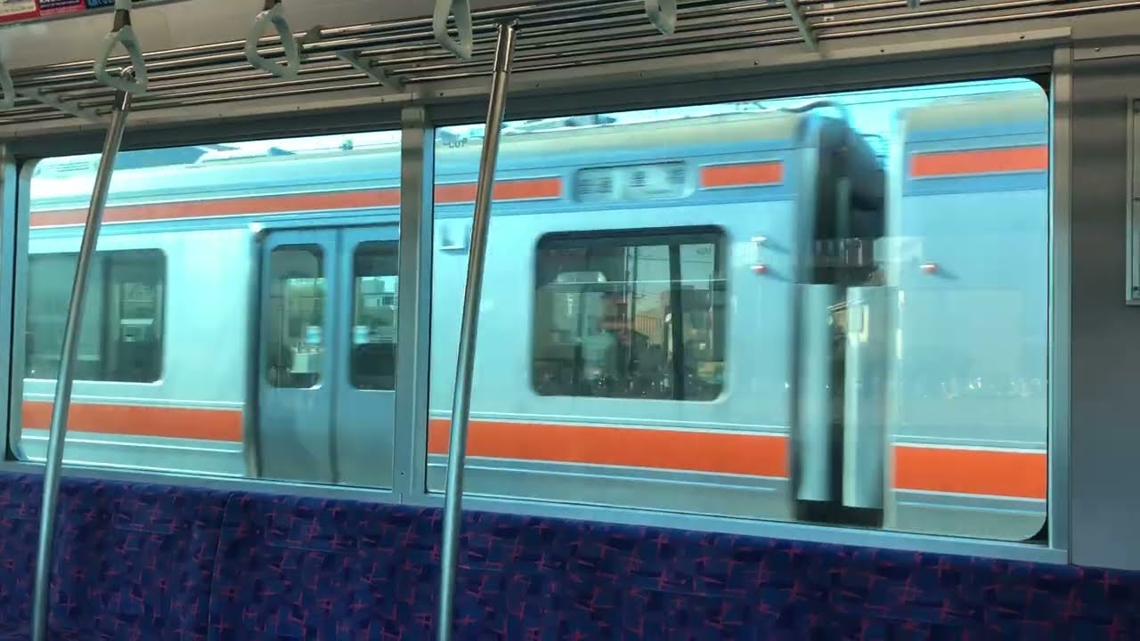 名鉄3300系　豊橋→伊奈　急行岐阜行き　重連　東芝IGBT車　車窓＋走行音