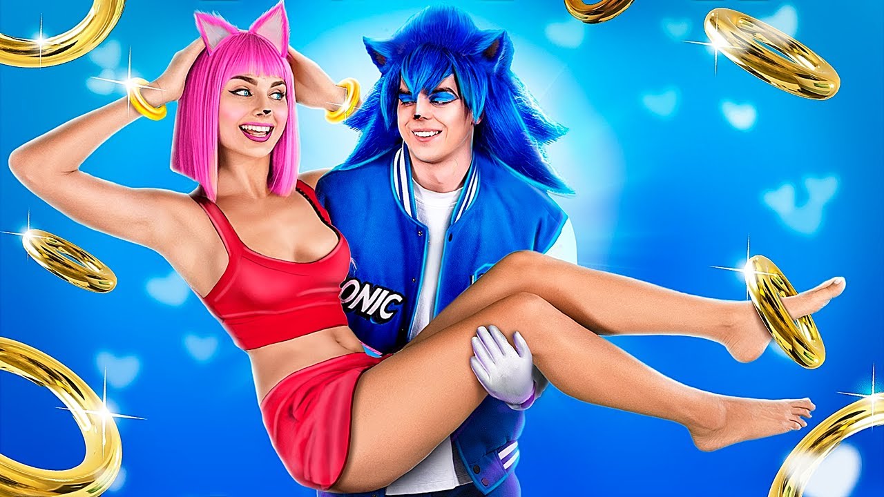 L'histoire d'amour de Sonic le Hérisson et d'Amy Rose! Sonic le Hérisson est Tombé Amoureux de Rouge