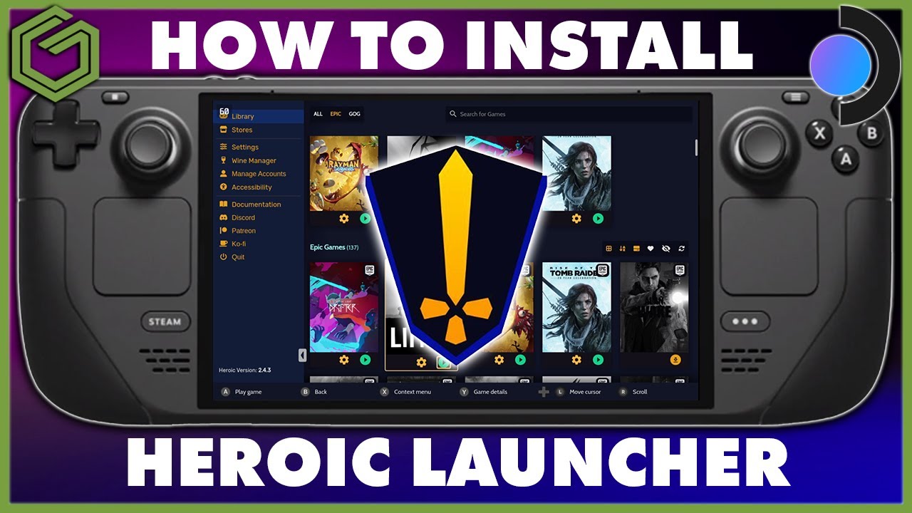 Steam Deck — Как установить Heroic Games Launcher — Лучший способ играть в Epic Games
