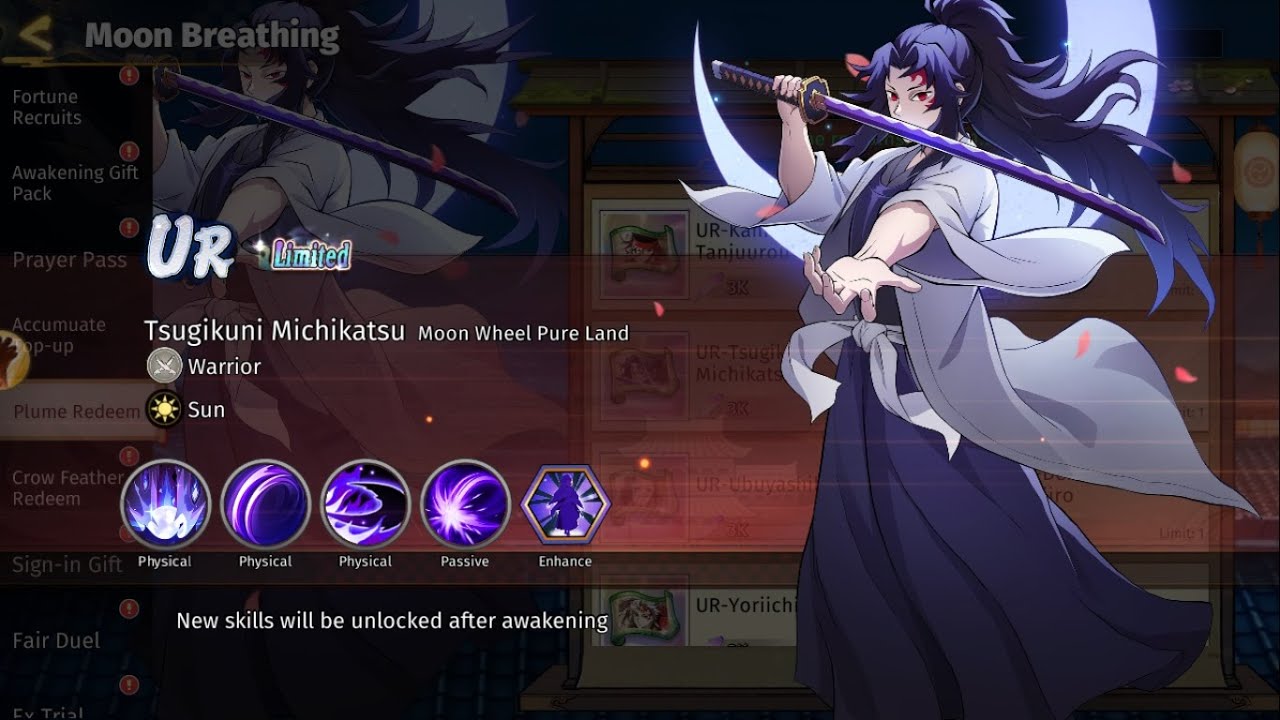 Ghost Hunters Assemble/Demon Legion Arise - Review Tsugikuni Michikatsu + Banner  - Demon Slayer RPG