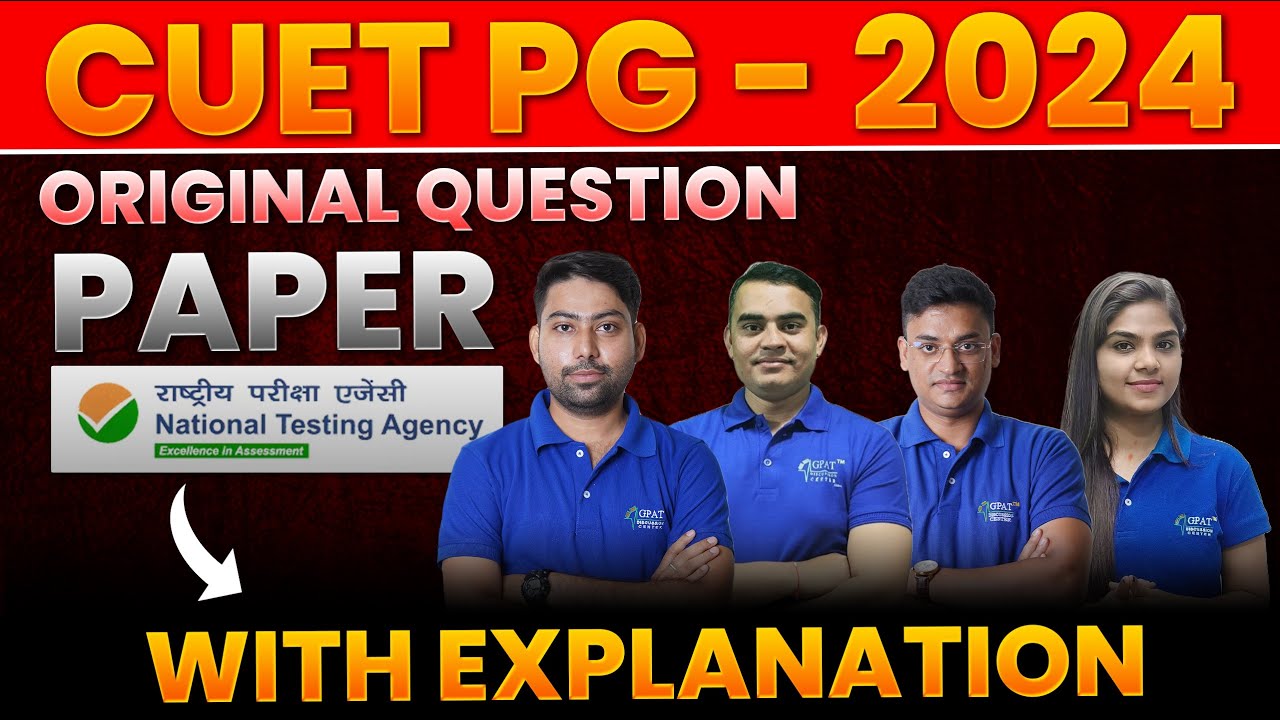 CUET PG PREVIOUS YEAR QUESTION PAPER-2024 (75 Questions) | CUET PG EXAM | CUET PG #cuet2025exam 😍🎯✍️