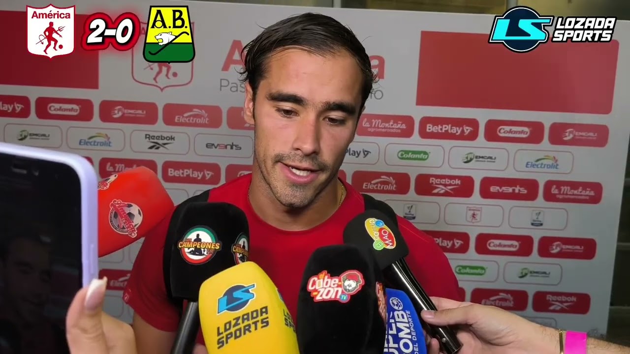 🔴 ZONA MIXTA de Am&eacute;rica de Cali, luego de vencer a Atl&eacute;tico Bucaramanga 2-0 📽️