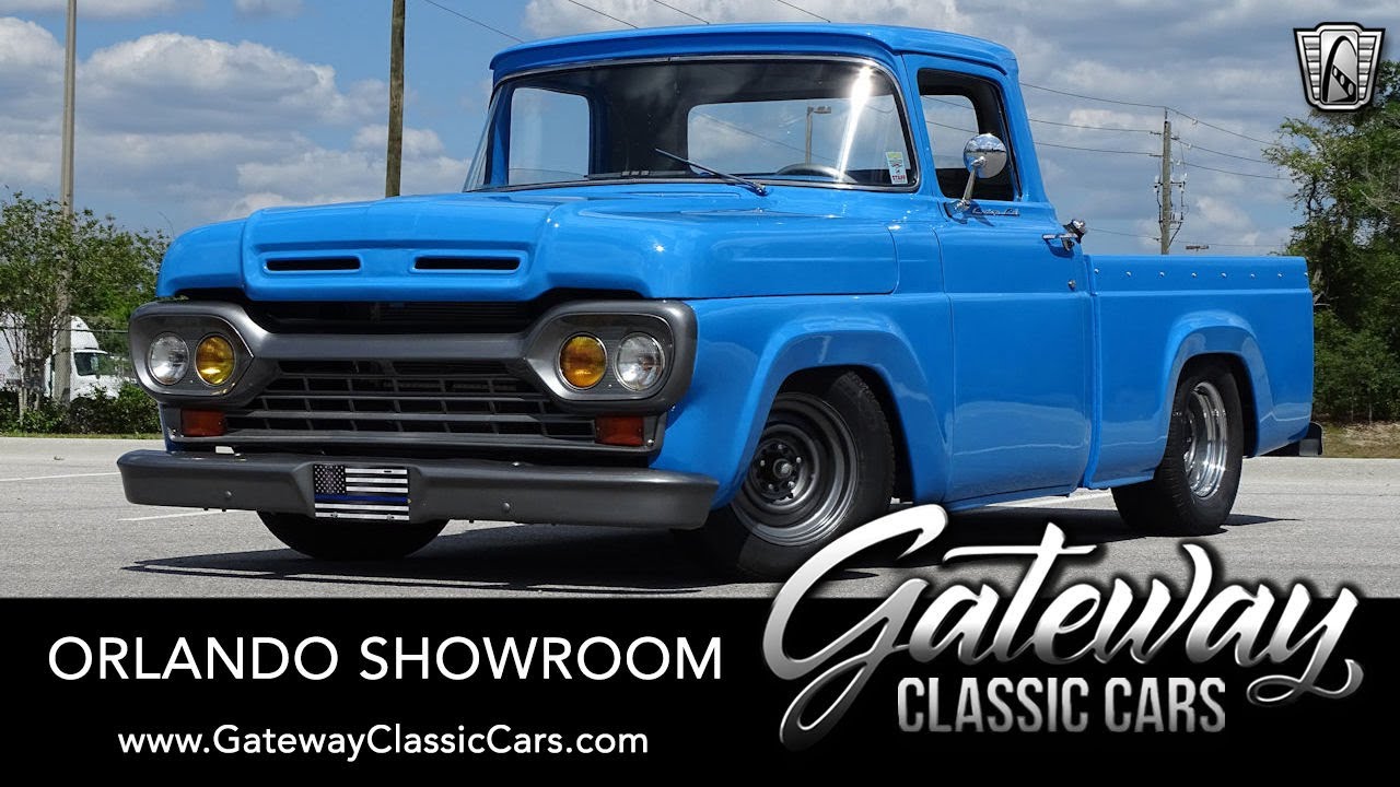 1959 Ford F100 Pickup For Sale Gateway Classic Cars Orlando #1855