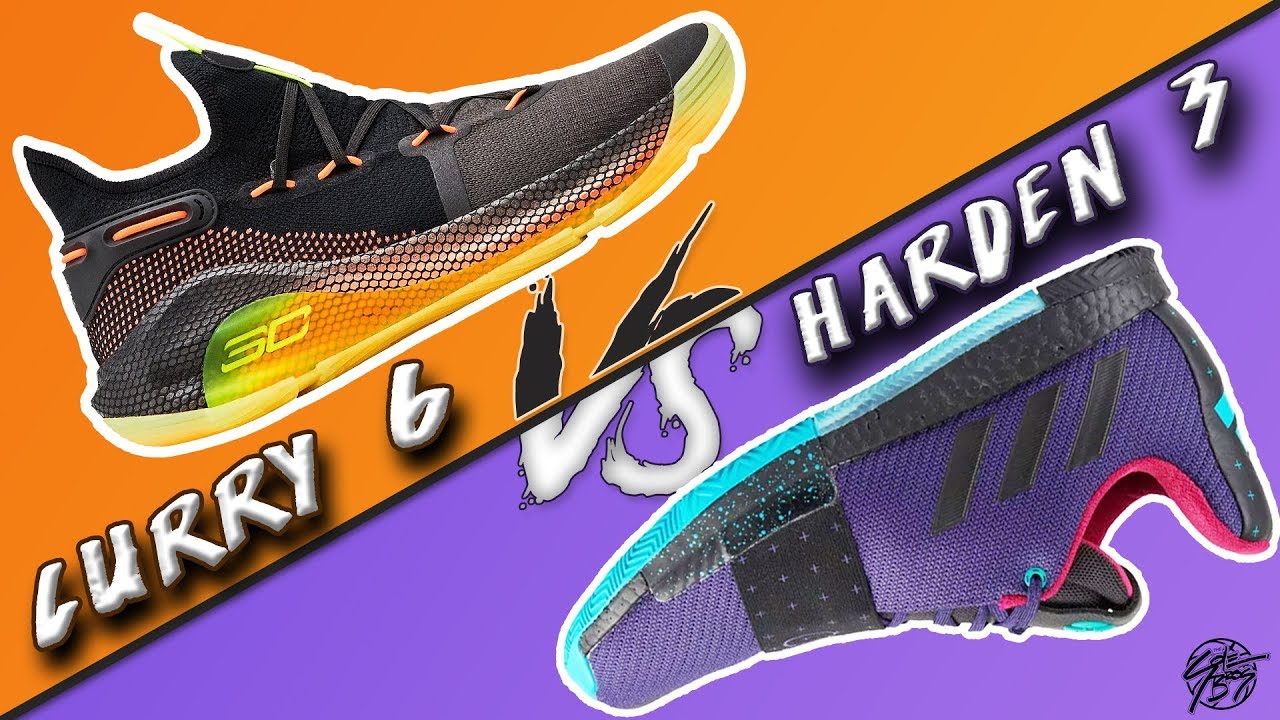 Under Armour Curry 6 vs Adidas Harden Vol 3!