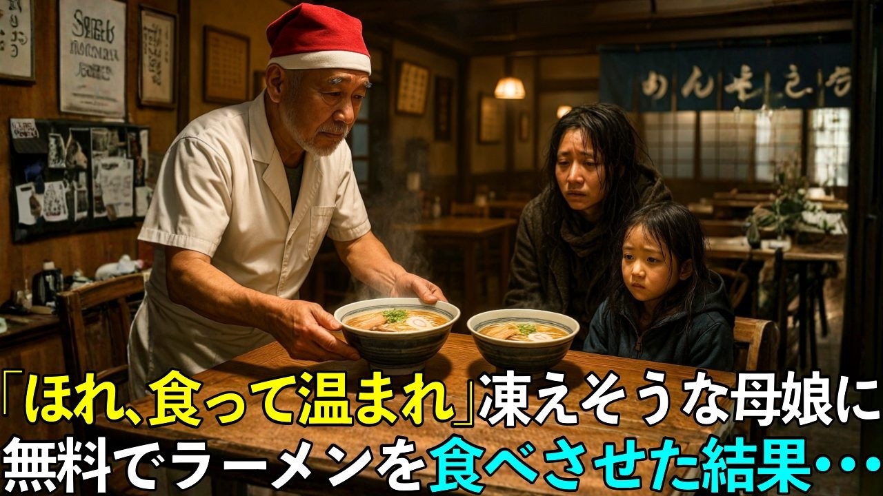 Xmas後店が廃業してしまった…しかし、どん底の大将を救ったのはまさかの人でした…