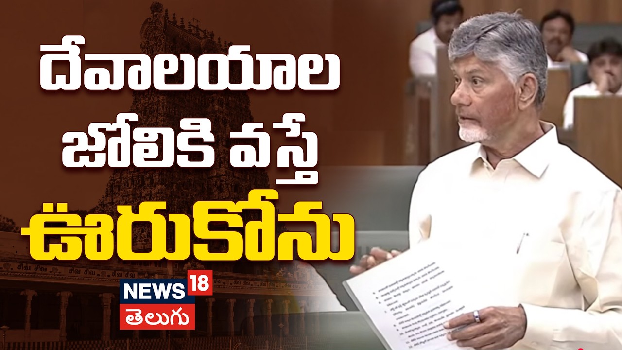 chandrababu comments on Temples | దేవాలయాల జోలికి వస్తే ఊరుకోను | AP News |  N18V