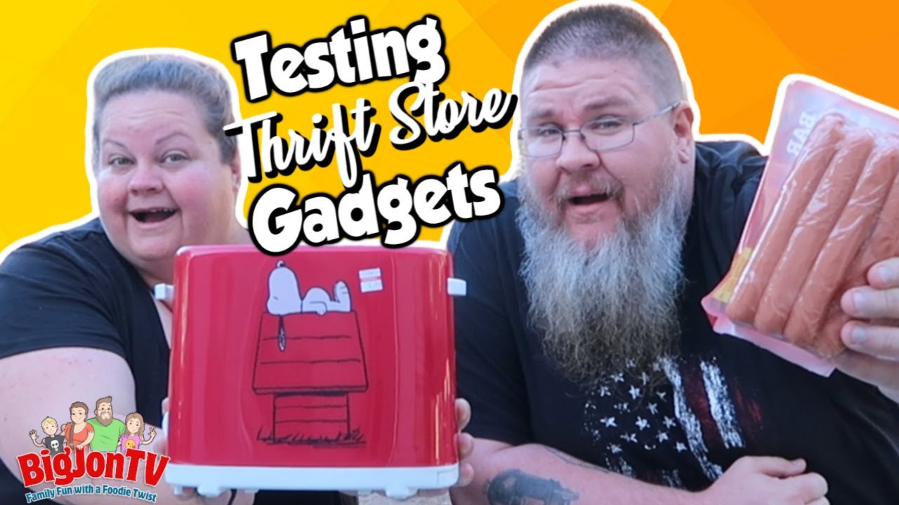 Testing Thrift Store Gadgets || Hot Dog Toaster