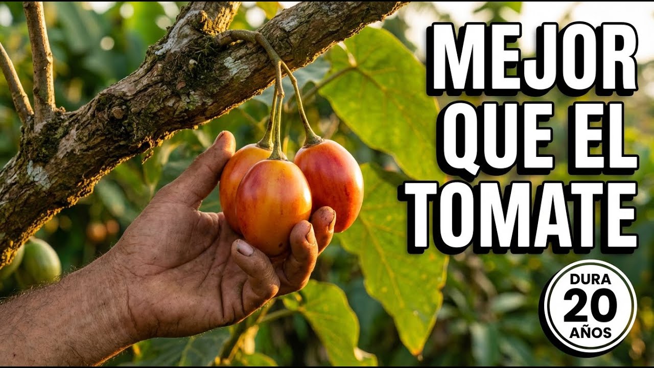 Tamarillo - El Tomate de Árbol que Produce 20 Años
