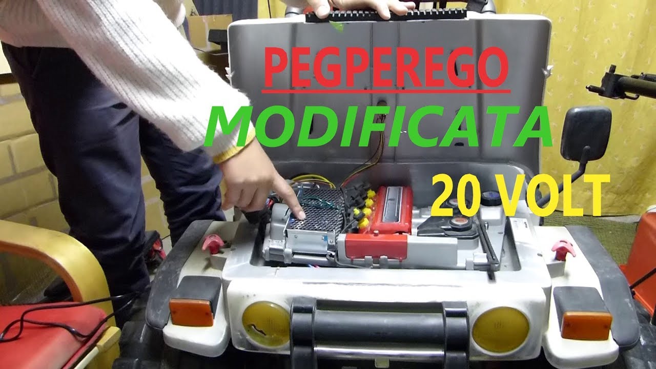 Auto elettrica Pegperego di Filippo