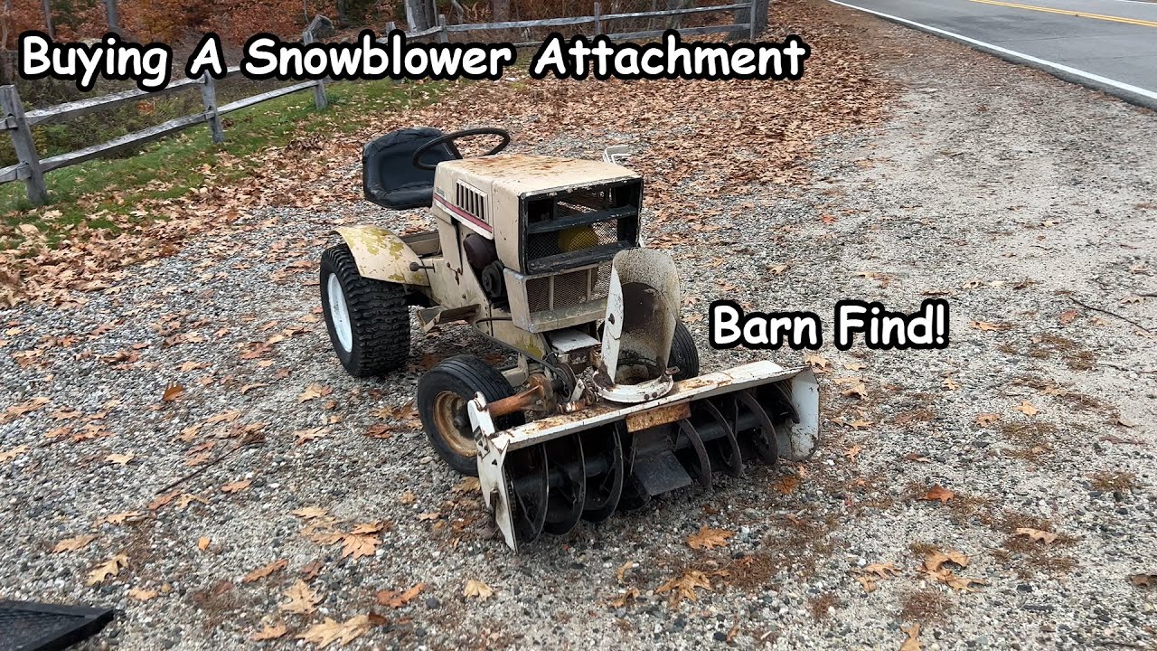Buying & Installing A Sears Snow blower Attachment (Found In Barn!)