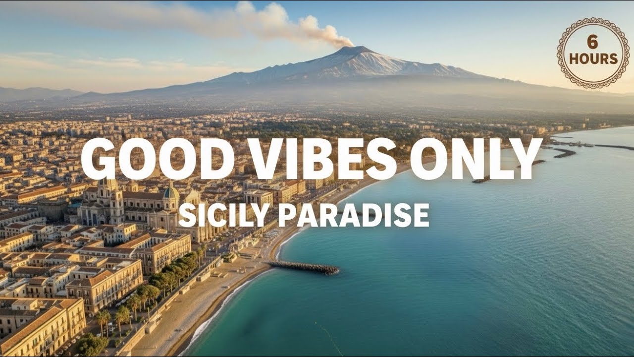 6 HOURS SICILY SUMMER VIBES ☀️ | Vibrant Mediterranean Chill House & Island Escape Mix