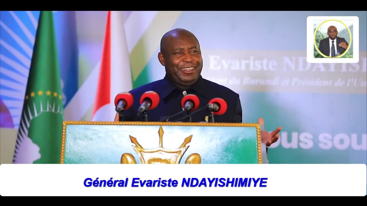 Ijambo Gén. NEVA avuze agarutse i Bujumbura nyuma yo gushyikirizwa inkoni y'ubuyobozi bwa AU.