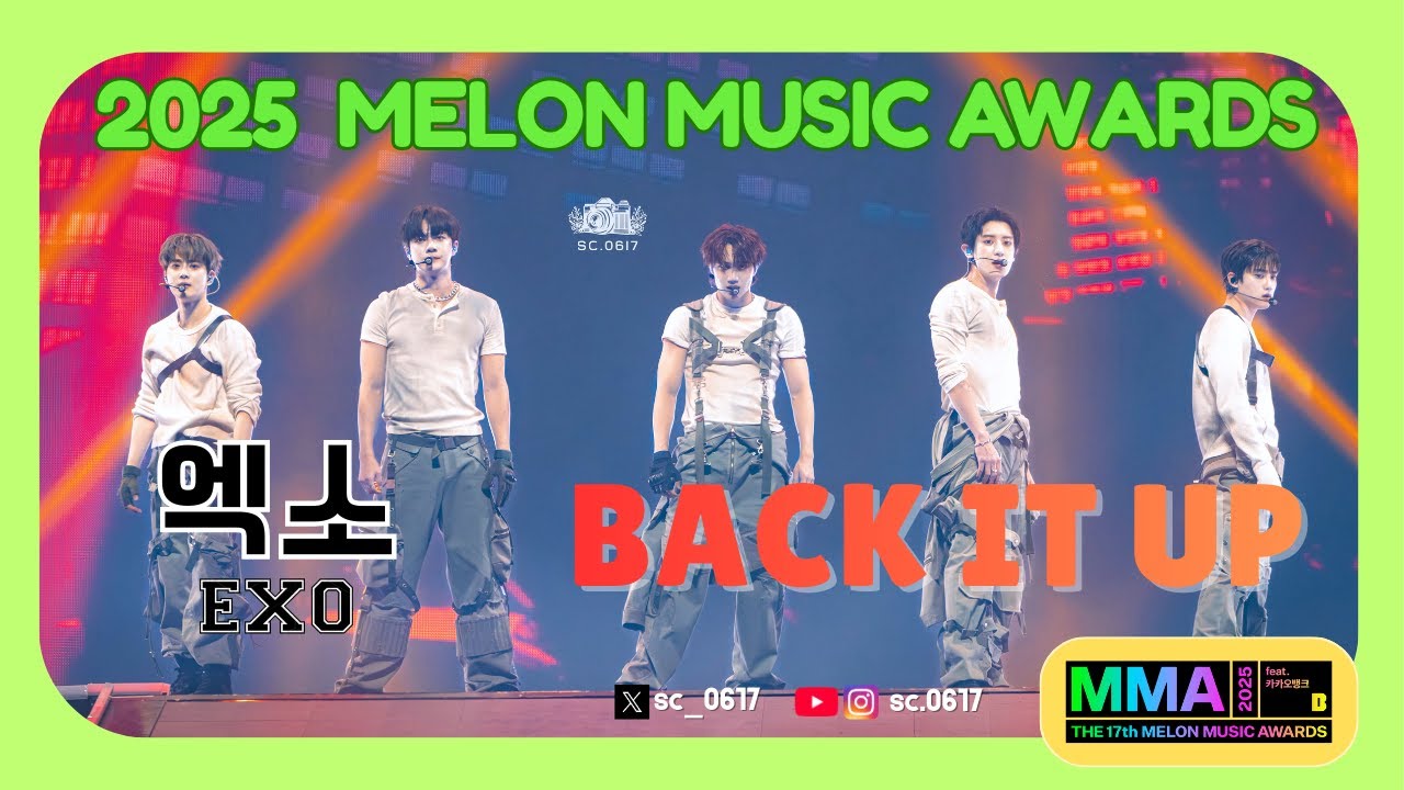[8K FANCAM] 2025.12.20 - EXO (엑소) 'BACK IT UP' | 2025 MMA