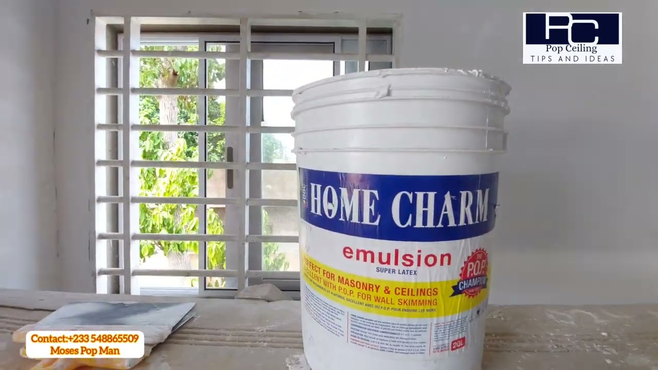 Building in Ghana | Pop Ceiling Skimming and Wall Skimming work |Start to Finish |Worth it or not ?