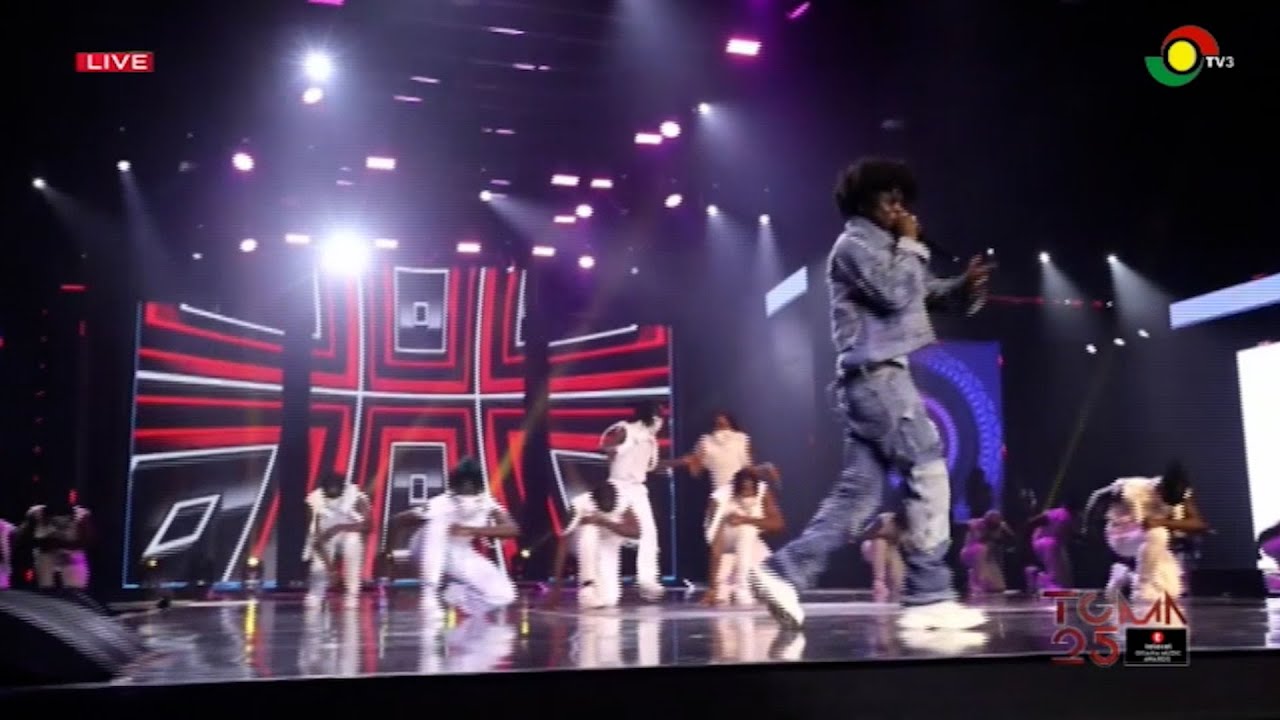 Kuami Eugene just delivered a brilliant performance at the #25thTGMA