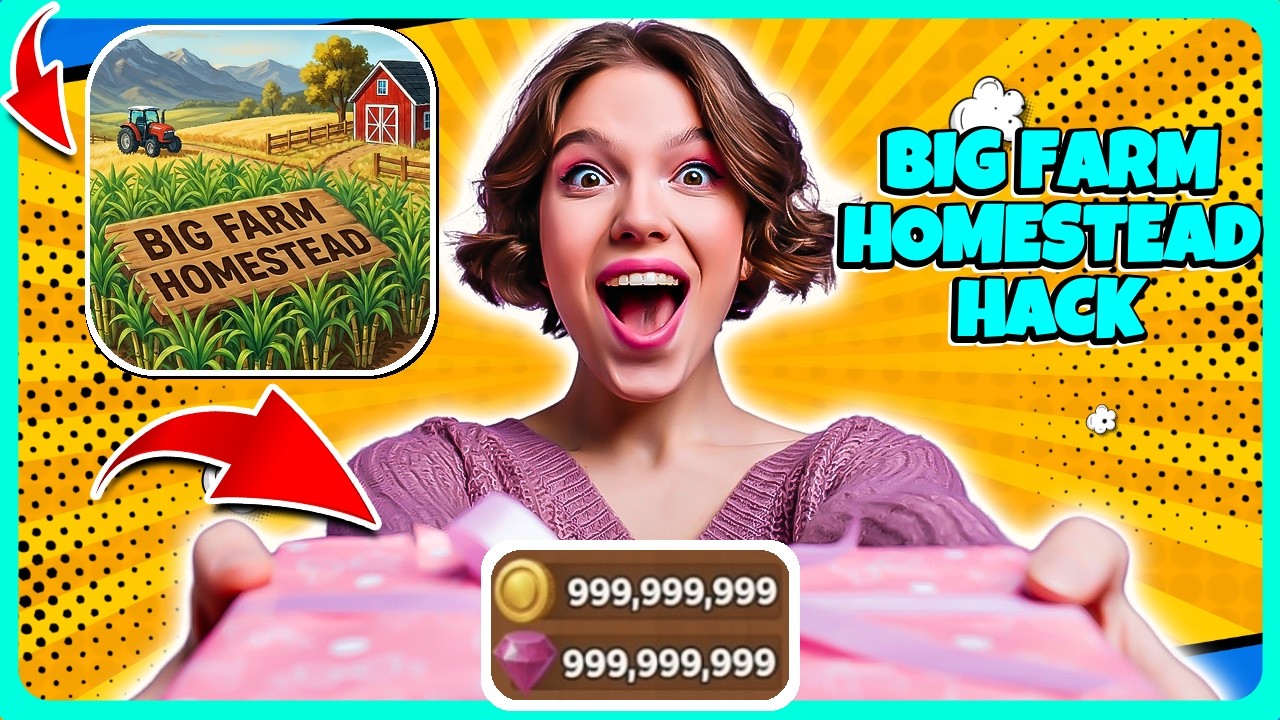 Big Farm Homestead Hack Mod 2026 - How To Get Free Unlimited Gems, Cash, Energy, Money iOS Android