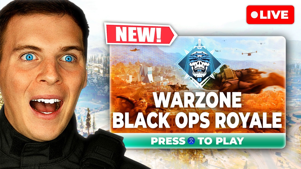 🔴LIVE - *NEW* Black Ops Royale Warzone SOLOS is HERE!!🔴6.9+ KD & Hottest Gamer