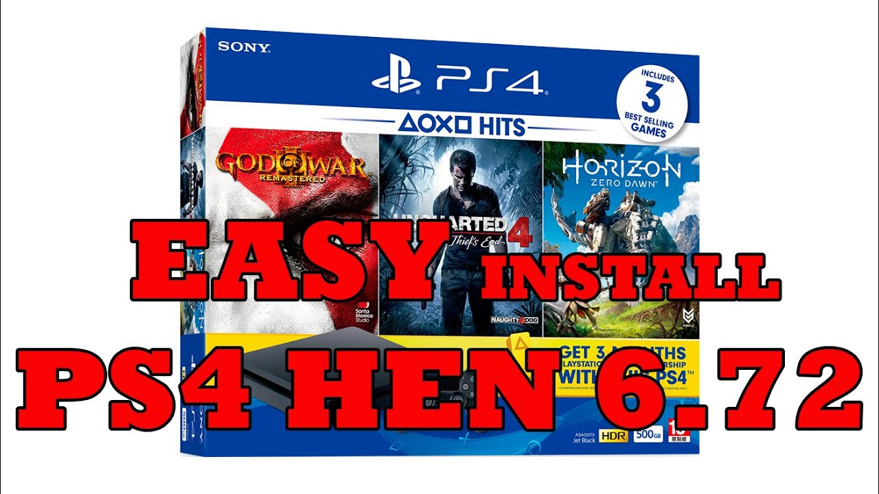Install PS4 HEN 6.72 (install cache HEN) upgrade from 5.05 HEN