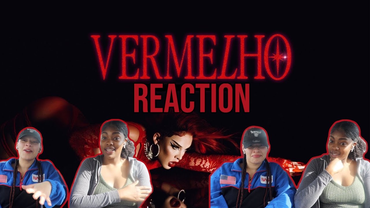 GLORIA GROOVE - VERMELHO (CLIPE OFICIAL) REACTION