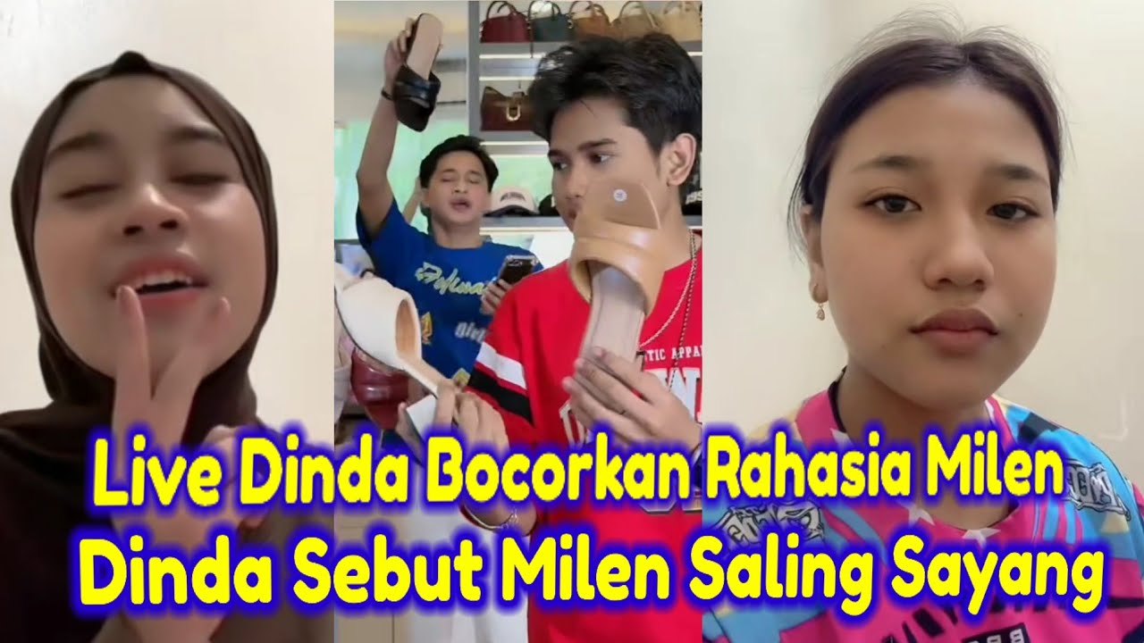Live Dinda Da7 Bocorkan Rahasia Milen❗Dinda Sebut Milen Saling Sayang‼️