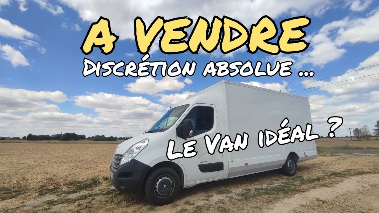 A vendre ! Un 20m3 discret déjà aménagé, caisse polyester et soute sur Master de 2011