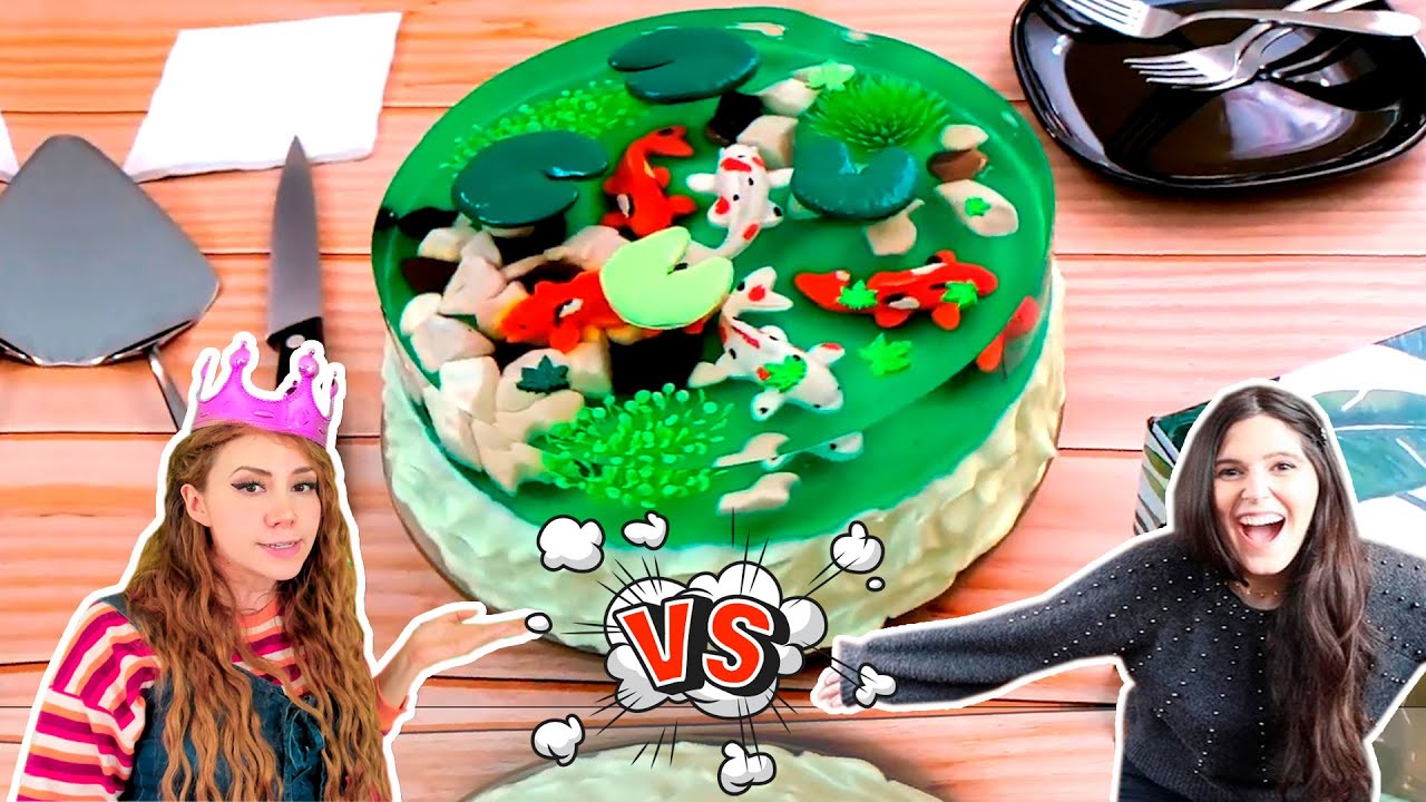 Pastel de gelatina de peces koi 🎂🐟 - Ft CARO TRIPPAR  / EXPECTATIVA/REALIDAD.