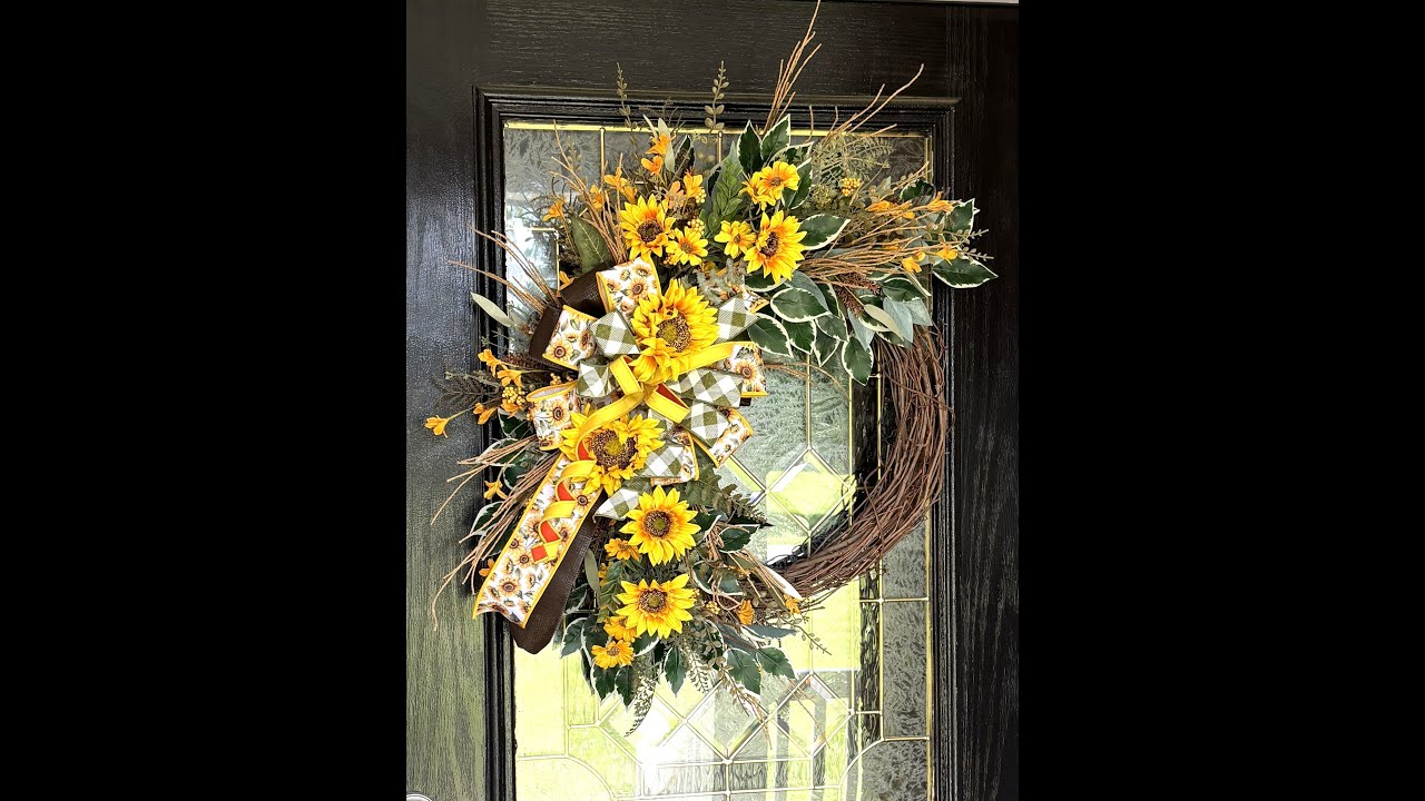 Create with Wreath Decor by Dawn - Sunflower Grapevine - 07/10/2025