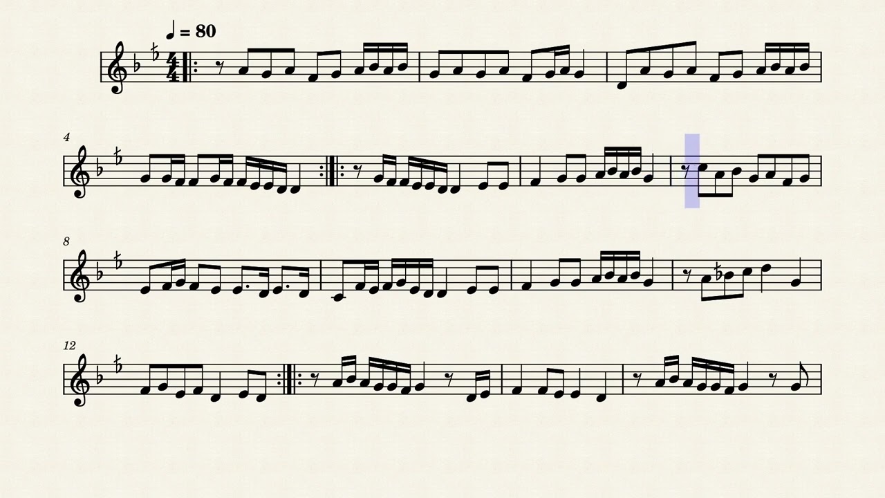 فيروز_ سألوني الناس - نوتة موسيقية | Fairuz_ Saaloni el Nas- Sheet Music