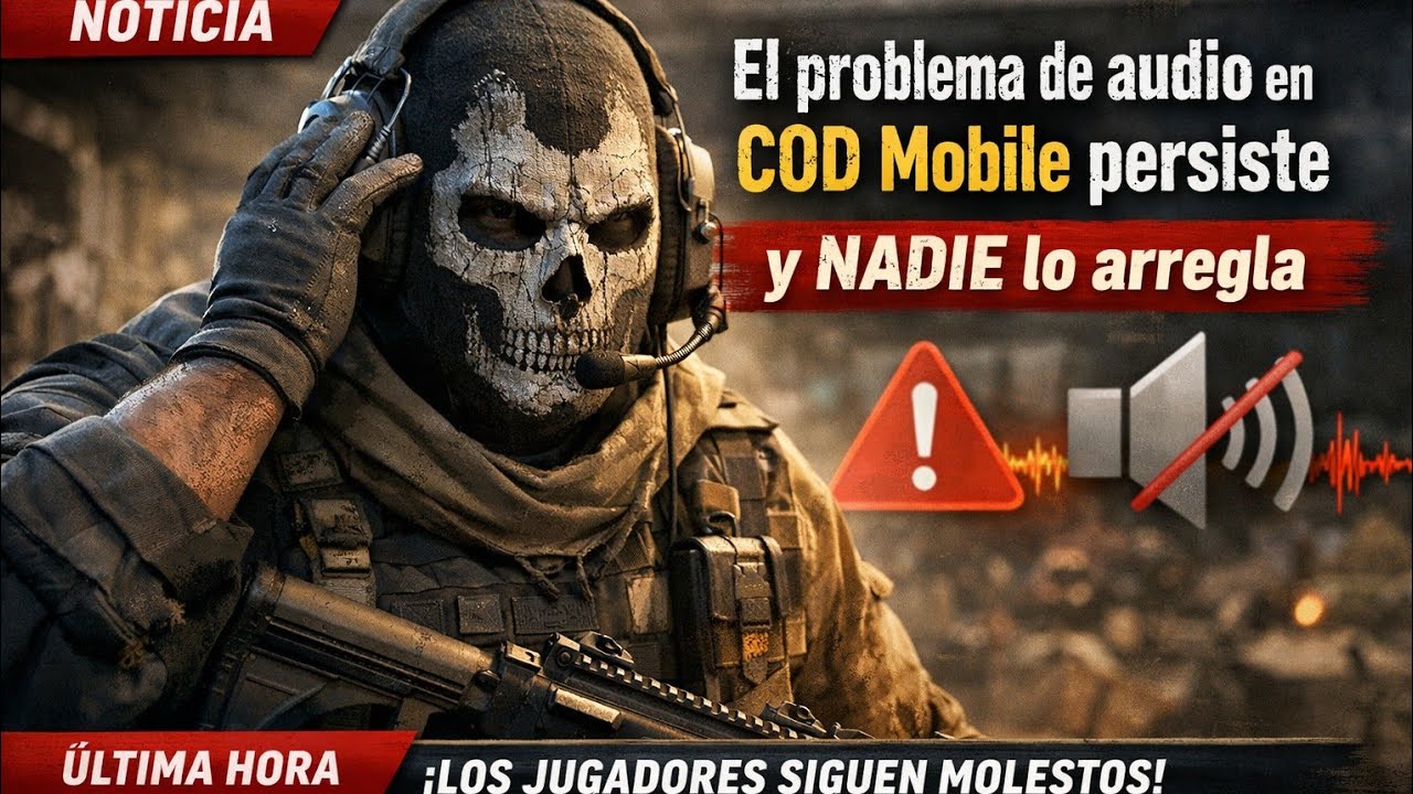 El problema de audio en COD Mobile sigue y NADIE lo arregla