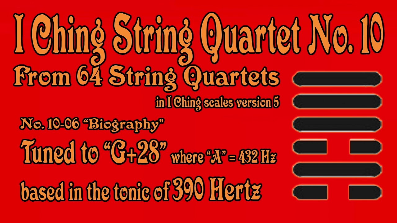 Richard #Burdick's #String #Quartet No. 10, Op. 308 No.10 -  tuned to 390 Hertz @ArrangeMe