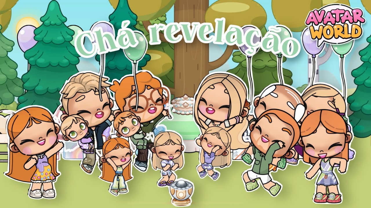 ROTINA DE CHÁ REVELAÇÃO DOS GÊMEOS 👶👶 *as gêmeas descobriram que são dois* (AVATAR WORLD)