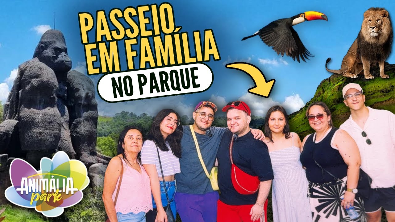 PASSEIO no ANIMÁLIA PARK em FAMÍLIA | A Disney do Brasil