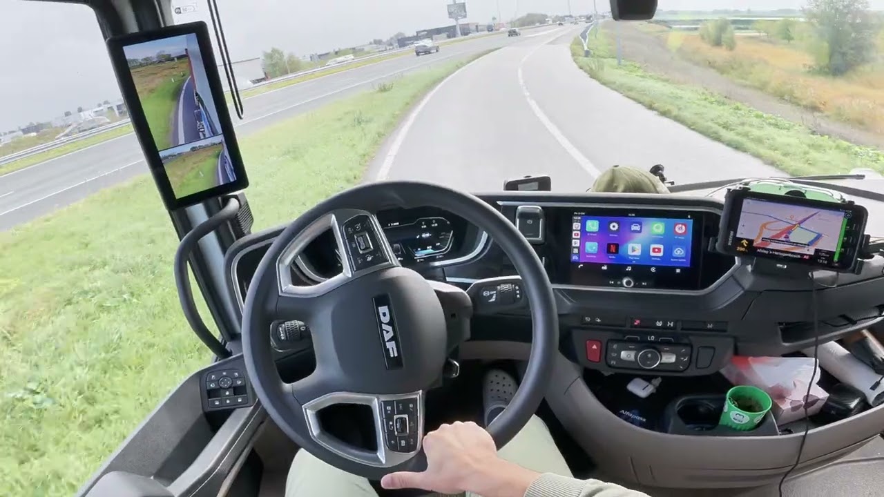 ASMR POV Truck Driving 4K | DAF XG with Digital Mirrors | Netherlands to Port of Antwerp