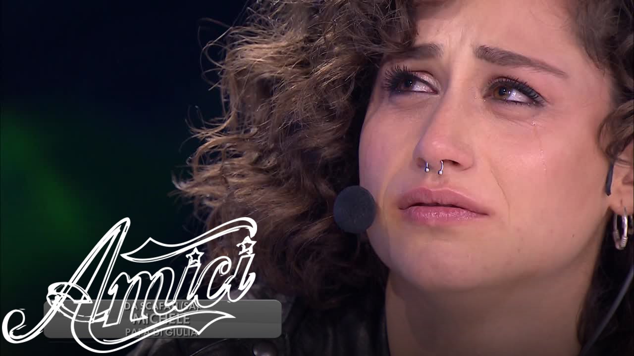 Amici 19 - Giulia e il papà Michele