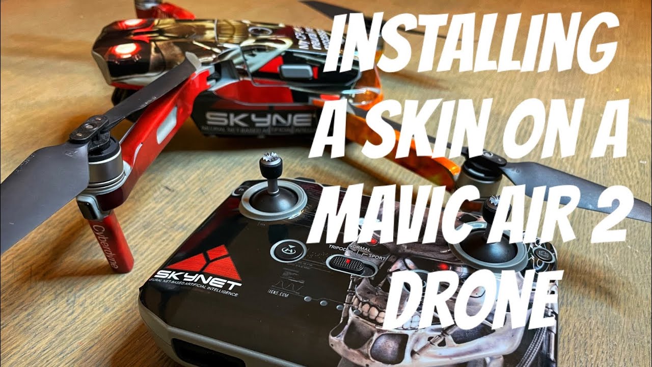 Нанесение скина на дрон Mavic Air 2 — куплено у Decal Girl