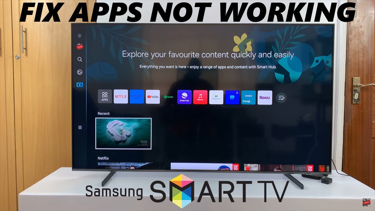 Как исправить неработающие приложения на телевизоре Samsung Smart TV