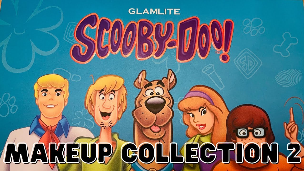 Scooby Doo x Glamlite Cosmetics Makeup Collection 2 #glamlite #scoobydoo #glamlitecosmetics