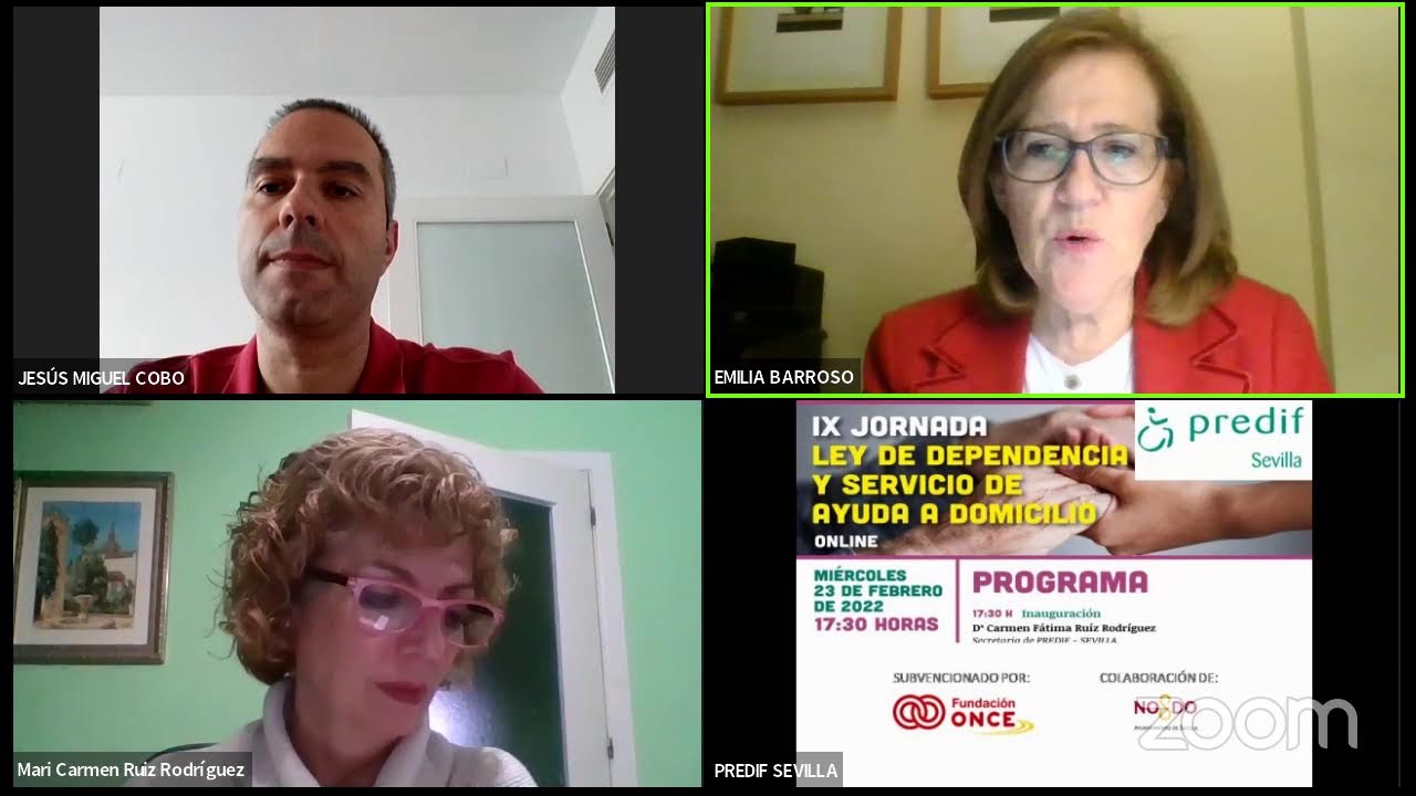 IX JORNADA LEY DE DEPENDENCIA Y SERVICIO DE AYUDA DOMICILIO