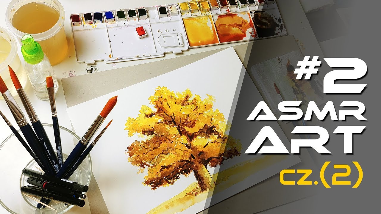ASMR PL | ART #2 - Drzewo cz.2/2 - (szept, delikatny ambient, satysfakcjonujące)