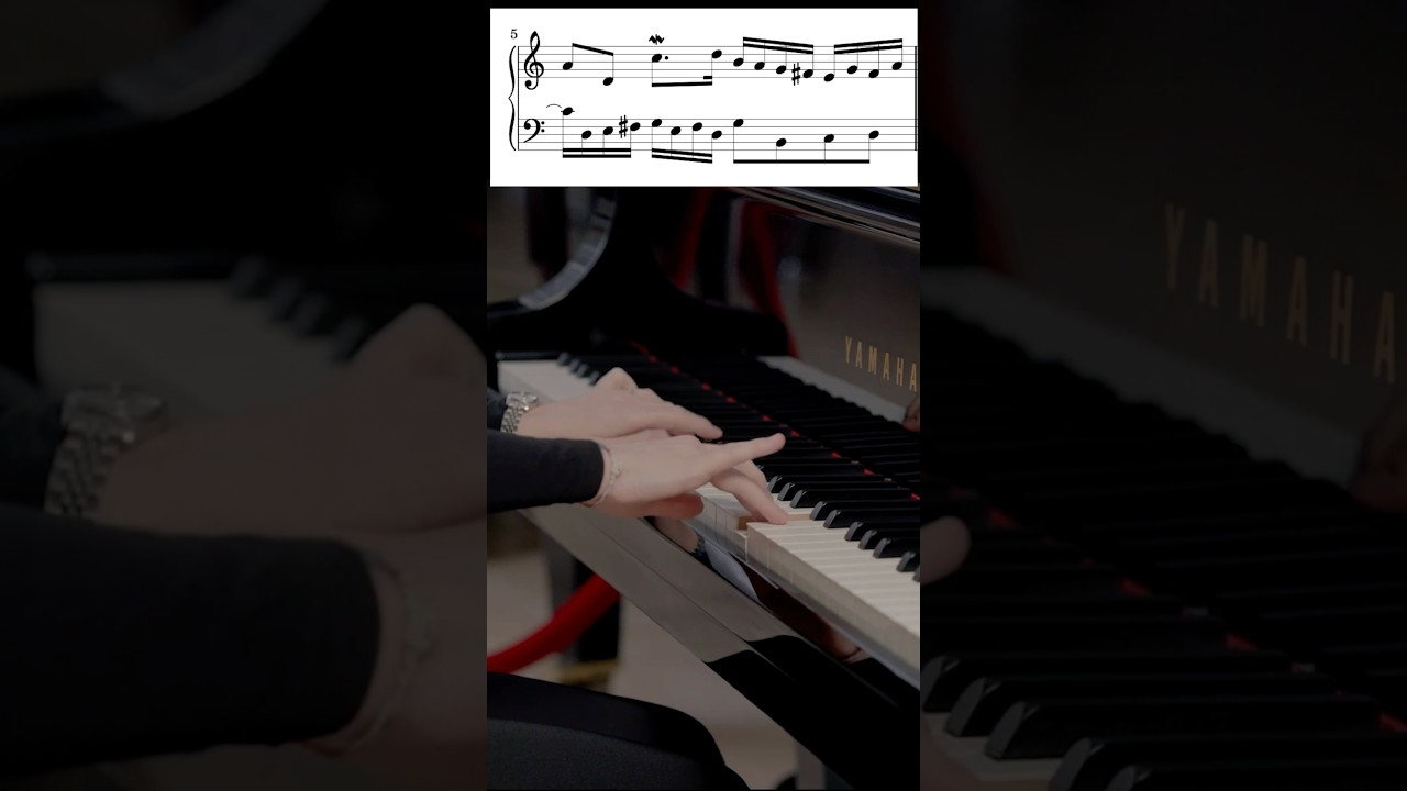 Единственный простой приём, необходимый для артикуляции! 👌 | @magdalenaNYC #bach #piano #shorts