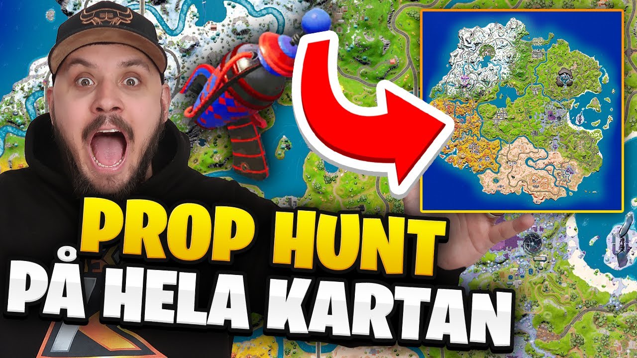 VÄRLDENS FÖRSTA PROP HUNT HIDE AND SEEK PÅ BATTLE ROYALE KARTAN