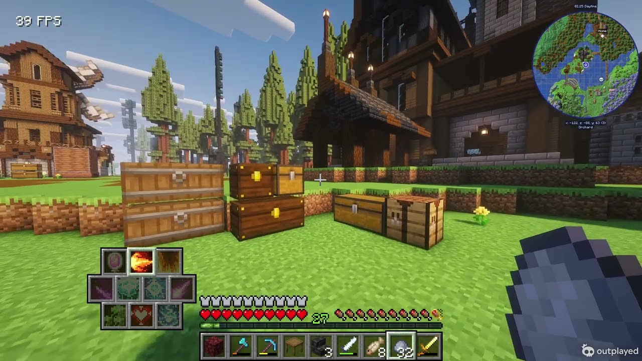 Minecraft, My Wizard home is finally done