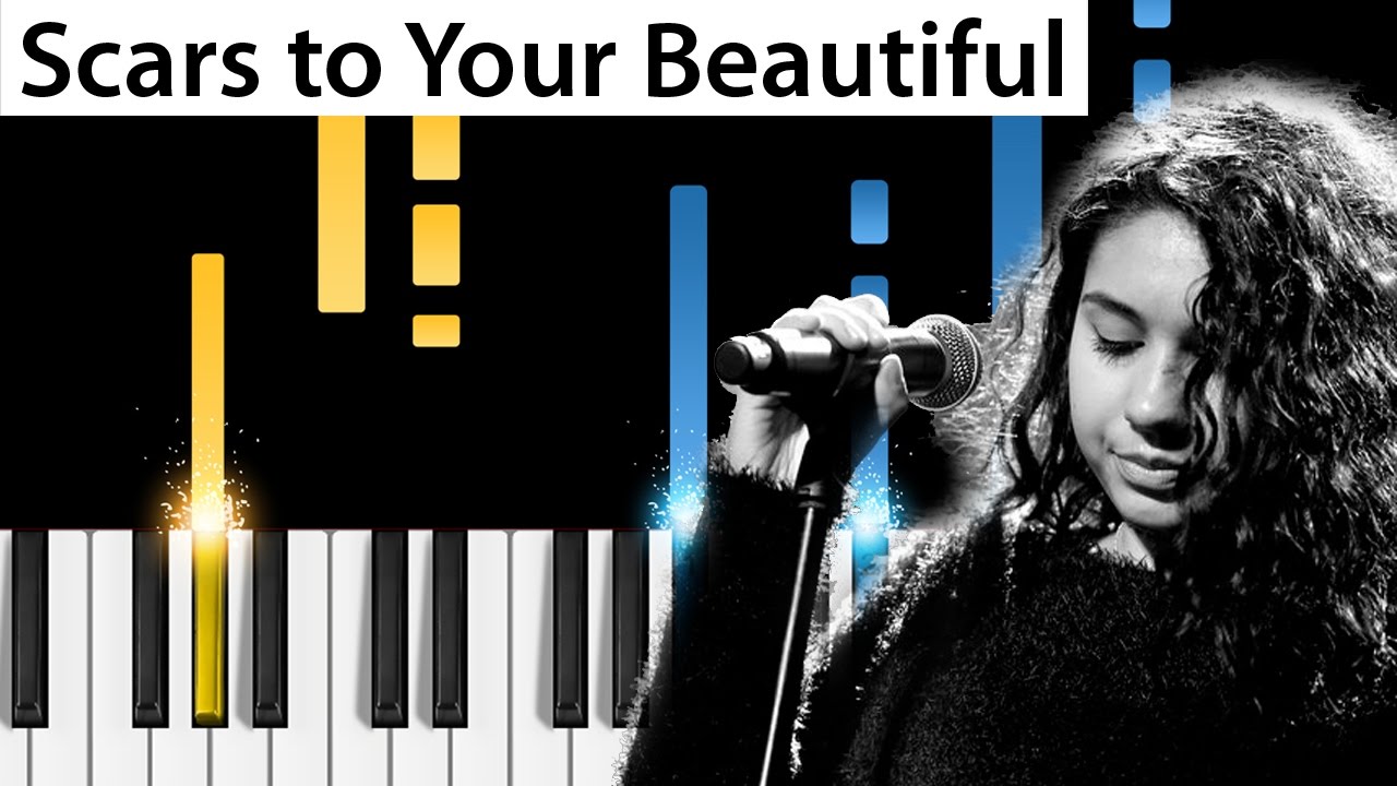 Alessia Cara - Scars to Your Beautiful - Piano Tutorial