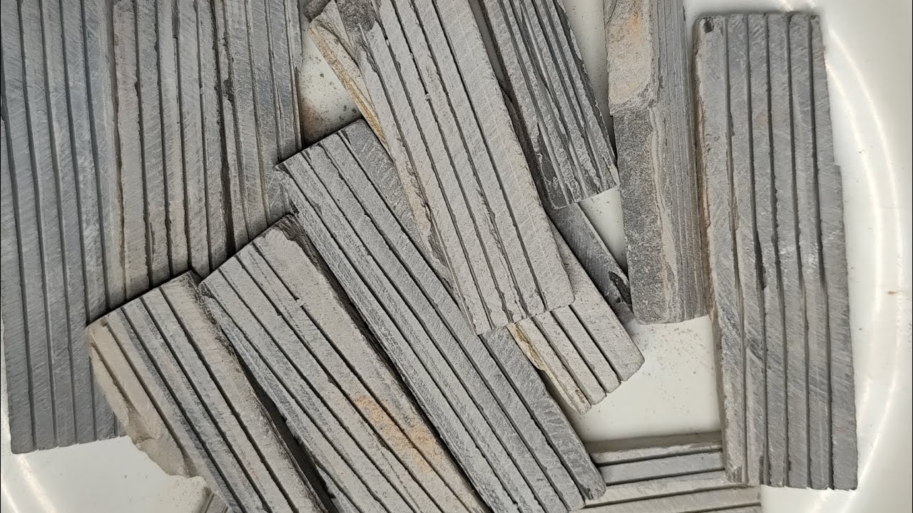 Customer order - Black slate grooves 🖤dry scraping video ♥️💥//Satisfying ASMR scraping 💝