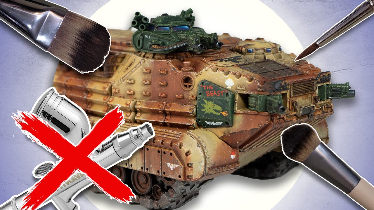 How to Paint Large Vehicles WITHOUT an Airbrush!