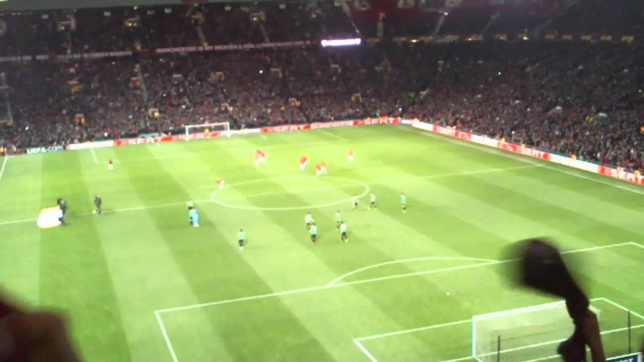 Afición Athletic Club Bilbao en Old Trafford