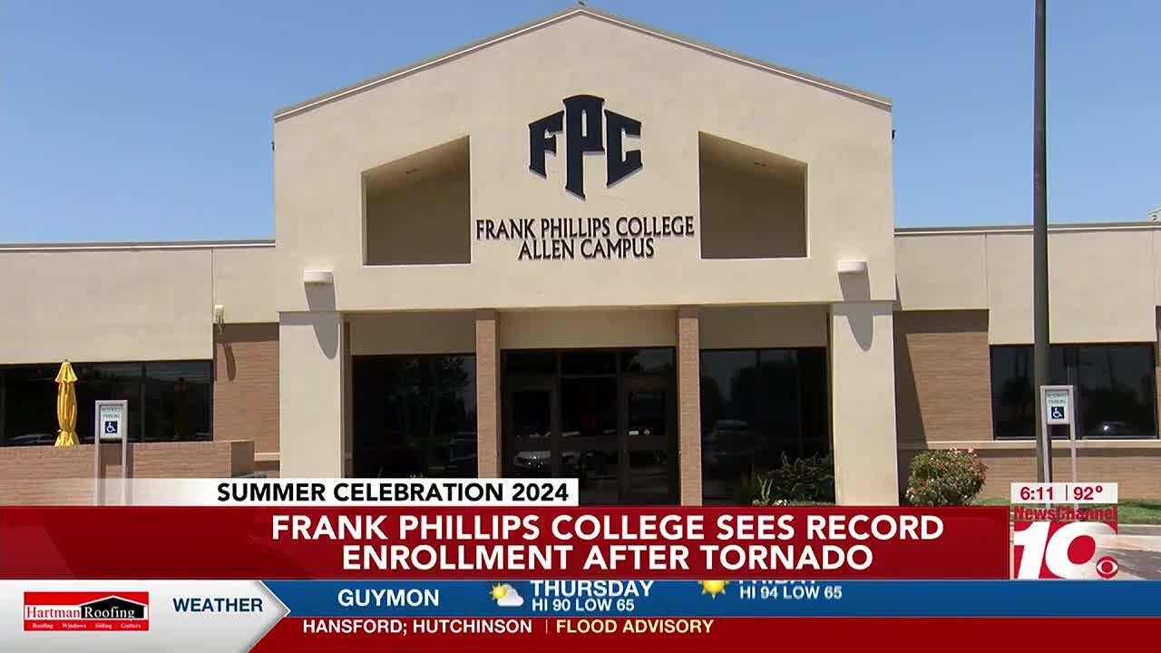 VIDEO: Summer Celebration: Frank Phillips College sees record enrollment after tornado