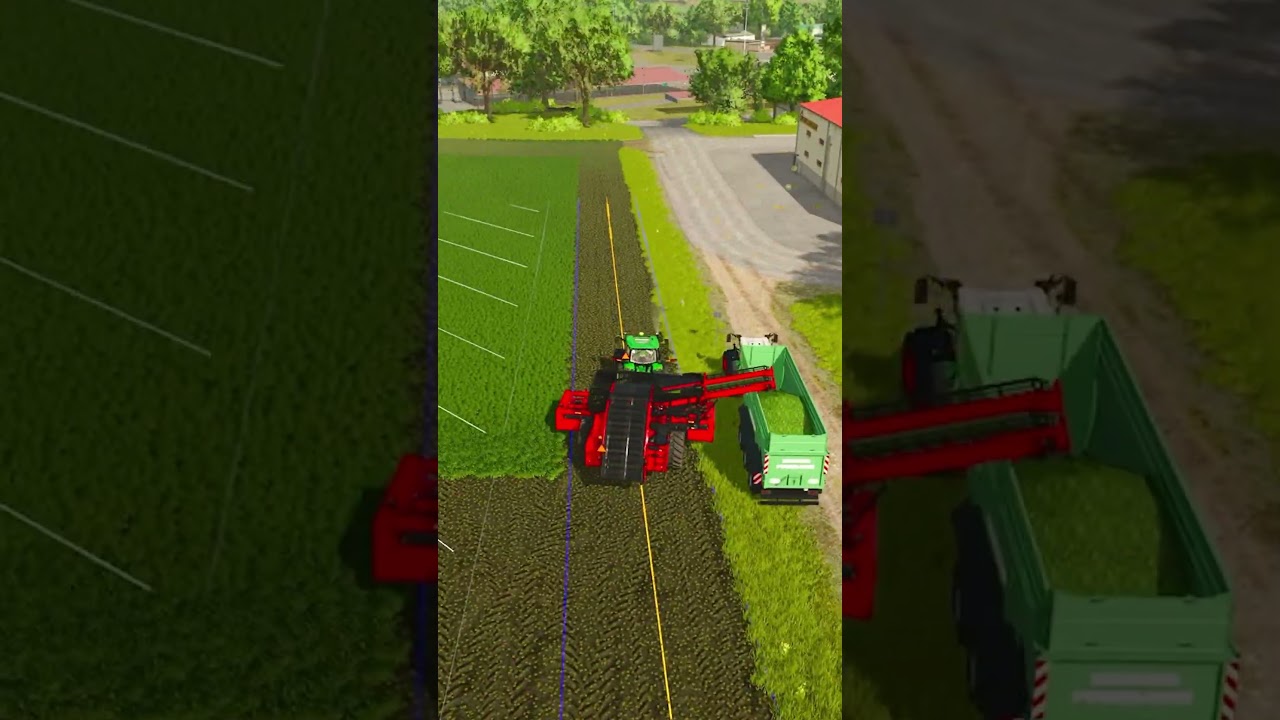 Praca z GPS FS 25 #automobile #farming #video #shorts #fyp