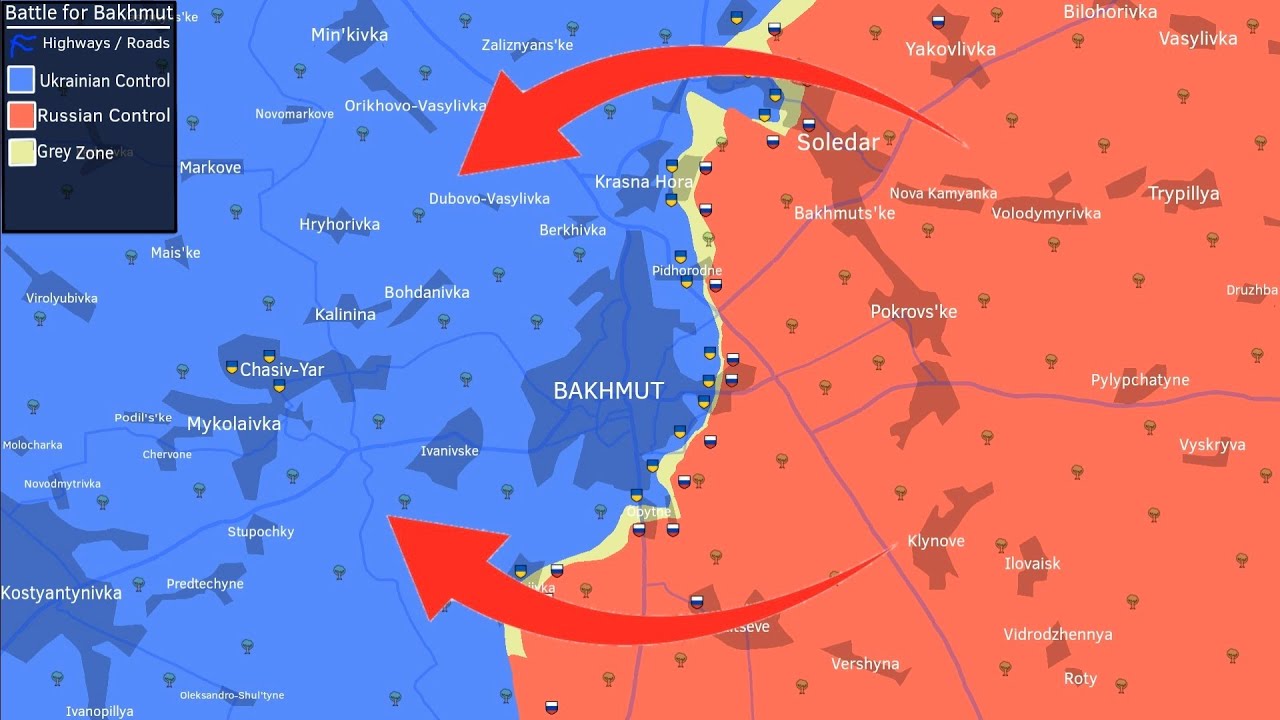 Russian invasion of Ukraine [10 Jan 2023] -RU tries to surround Bakhmut