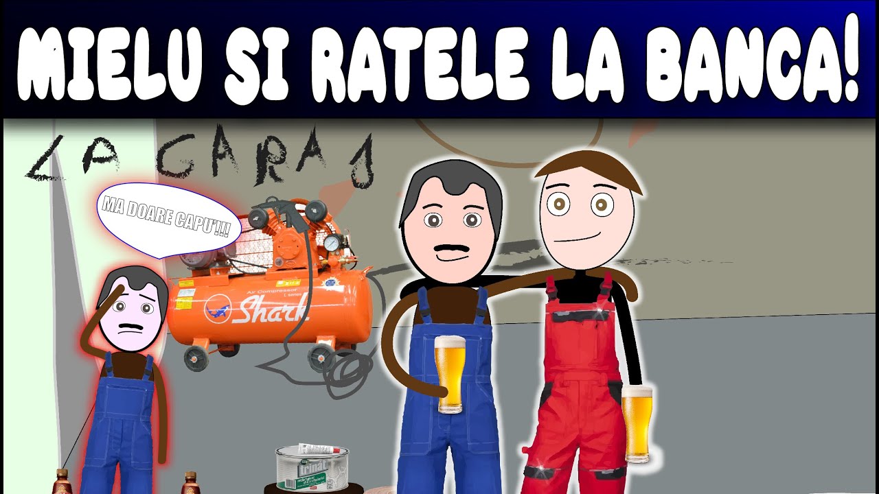 POVESTI DIN TINERETE - Domnu' Mielu Si Ratele La Banca!